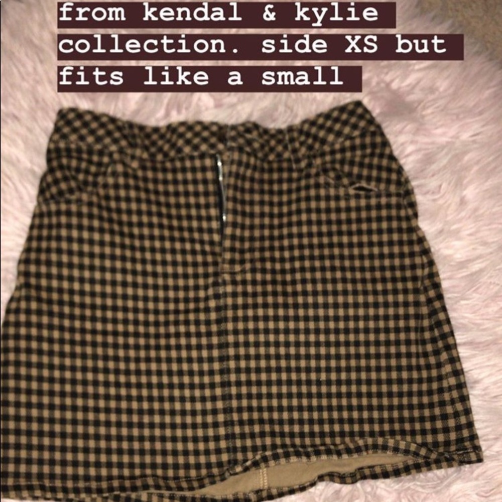 Plaid Mini Skirt